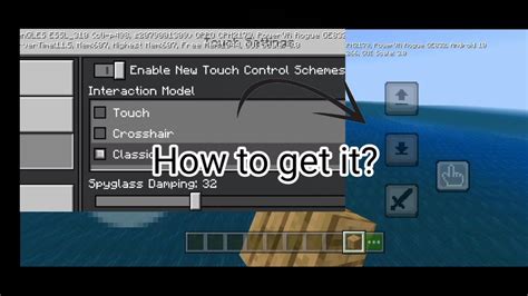 How To Get The New Control Touch In Mcpe Youtube