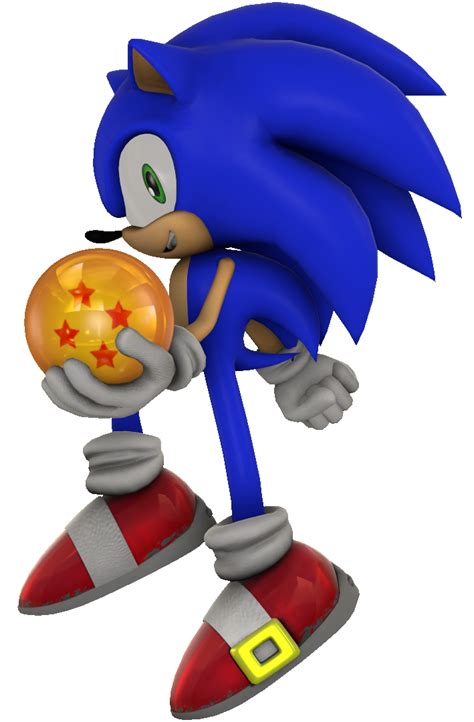 So i got to thinking (mainly because of that crossover anime i just mentioned) about making a tournament between a bu. Sonic Holding a Dragon Ball Render by nikfan01 on DeviantArt