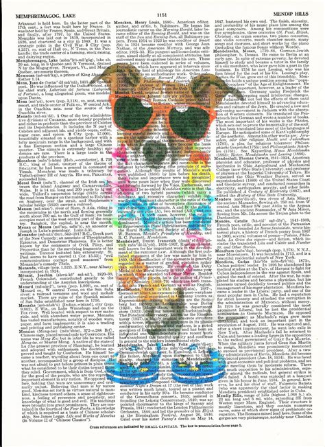 Dictionary Art Print Cute Hawaiian Dog On By Sheridictionaryprint