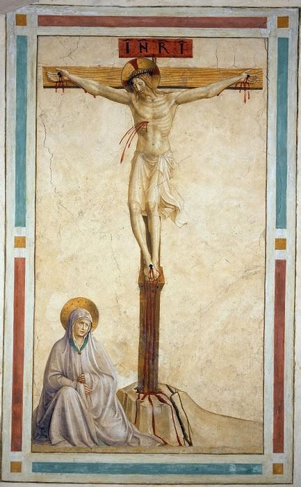22 Crucifixion With St Dominic — Fra Angelico