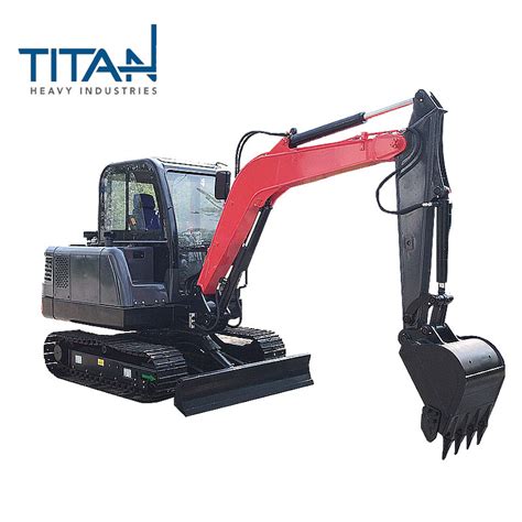 Titanhi Small Farm Digging Equipment Diggers Excavators T Crawler