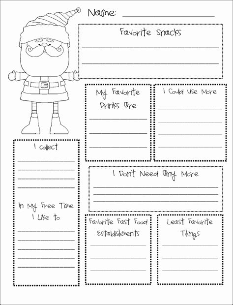 Printable Secret Santa Questionnaire Word Doc Printable Templates