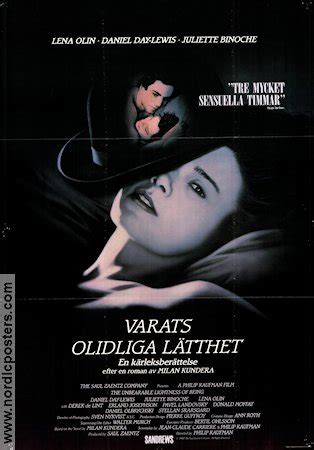 Lena olin in the unbearable lightness of being (1988). MILAN KUNDERA The Unbearable Lightness of Being Movie ...