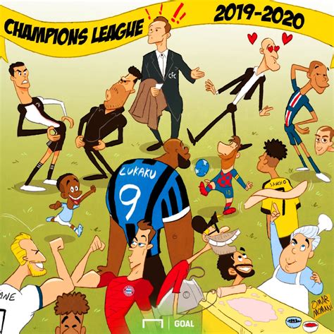 Omar Momani Cartoons Let The 2019 20 Champions League Party Begin 🥳