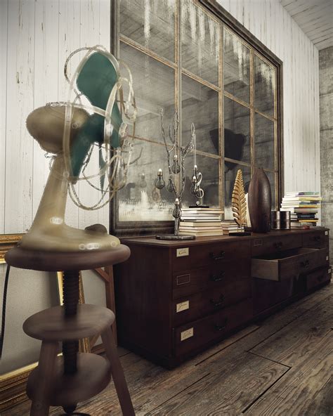 Dazzling Vintage Industrial Home Inspiration