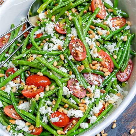 Green Beans And Tomato Salad Recipe Green Beans Green Beans And