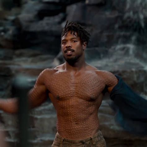 He is known for his film roles as shooting victim oscar grant in the drama fruitvale station (2013), boxer donnie creed in creed (2015), and erik killmonger in black panther (2018). Ribbed for her pleasure - Michael B. Jordan as Killmonger ...