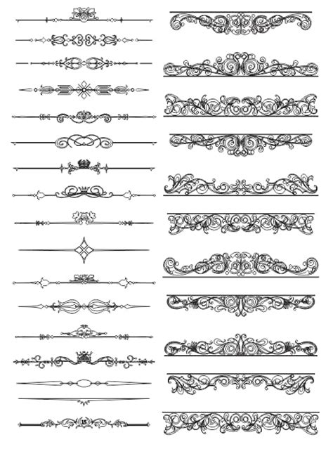 Decorative Borders Free Vector Cnc Dxf Files Download Free Vector