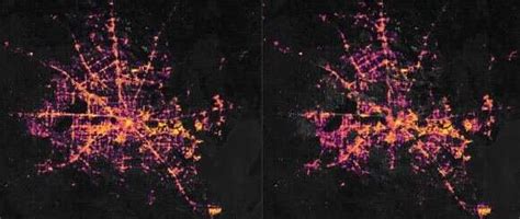This Is What Rolling Blackouts Look Like From Space