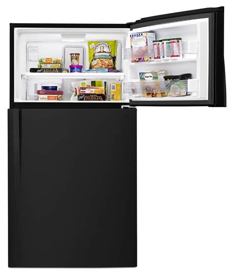 Whirlpool 213 Cu Ft Top Freezer Refrigerator With Led Interior