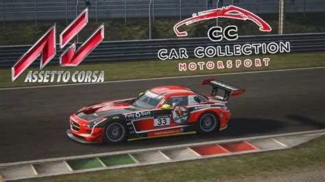 Assetto Corsa Car Collection Mercedes SLS GT3 Lap At Monza YouTube
