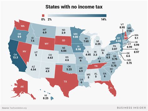 States With No Income Tax Map Printable Map Hot Sex Picture
