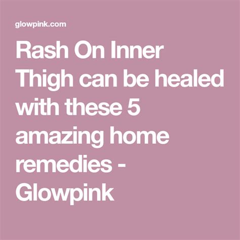 Fungal Rash On Inner Thigh