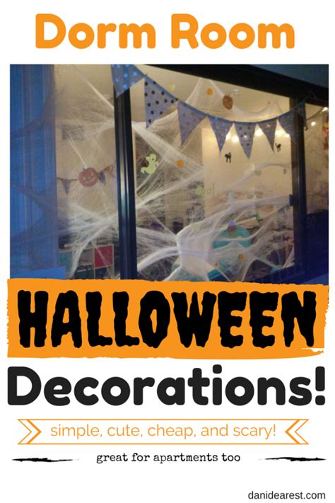 We know you're on a tight budget whether you want a halloween dorm door decoration to show your hallmates that you're in the spirit. Halloween Dorm Room Decorations