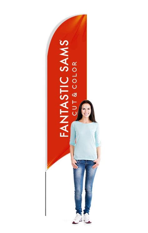 Fantastic Sams Grand Opening Feather Flag Qty 2