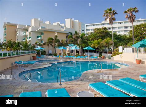 The Pool Area Of The Caribe Hilton Resort In San Juan Puerto Rico