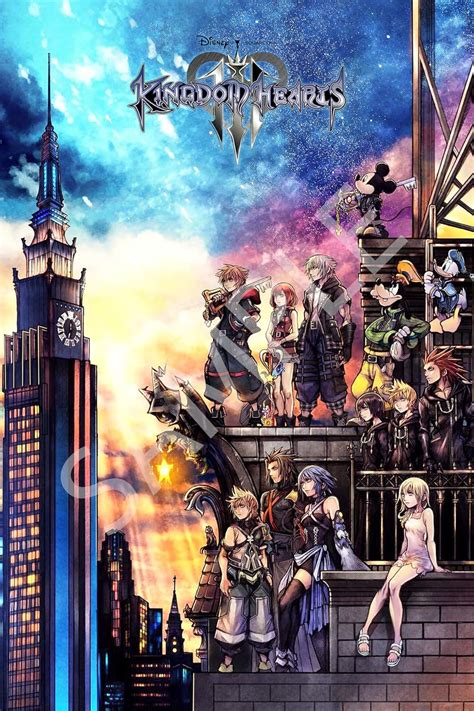 Best Print Store Kingdom Hearts Iii 3 Poster 13x19
