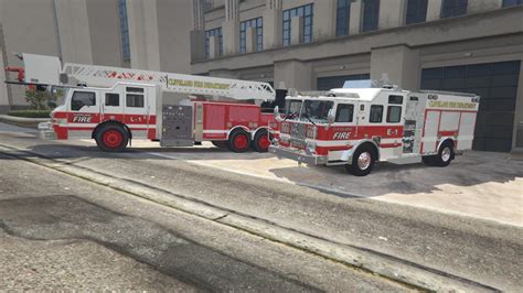 Cleveland Fire Department Truck Textures Gta5