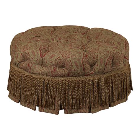 Sophie Round Tufted Linen Chair By James And James James James
