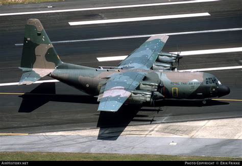 aircraft photo of b l8 8 33 lockheed c 130h hercules thailand air force