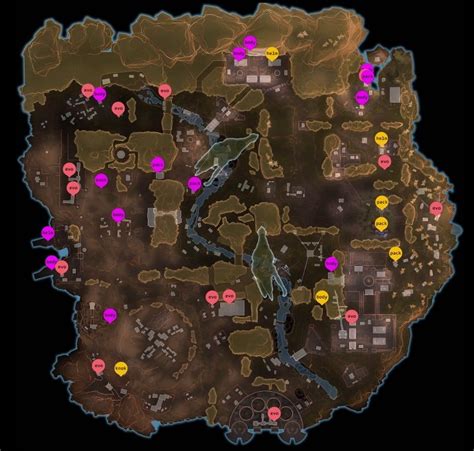 Apex Legends Kings Canyon Loot Map Season 8 Apex Legends Map Update