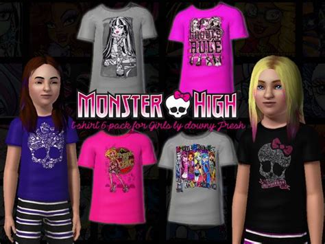 Monster High Printed T Shirts For Your Creepy Cool Child Ghoul Sims