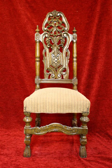 Antique Carved Wood Chair — Renaissance