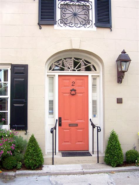 Learn how to paint a door with these helpful tips. Coral Front Doors! - Front Door Freak
