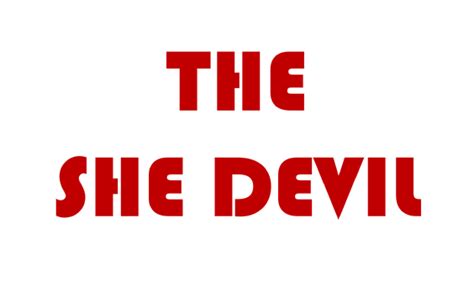 The She Devil Franchise Logo Fannonwiki A New Revolution Wiki Fandom