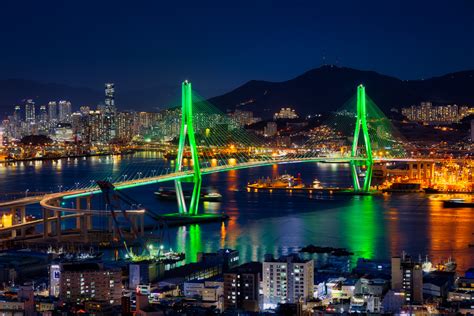 The Busan Harbor Bridge Koreabridge
