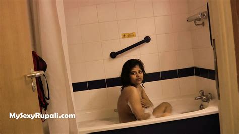 Mature Indian Mom In Bathroom Taking Shower Fingering Pussy Pressing