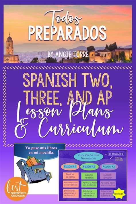Spanish Two Three And Ap Spanish Lesson Plans And Curriculum Bundle Spanish Lesson Plans Ap