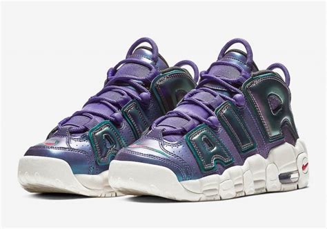 Nike Air More Uptempo Gs “purple Iridescent” Snkrs World