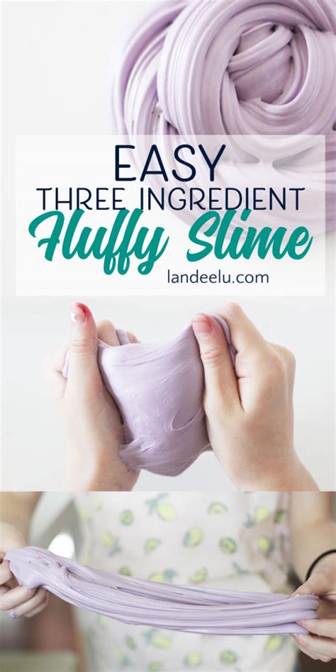 How To Make Slime Easy Fluffy Slime
