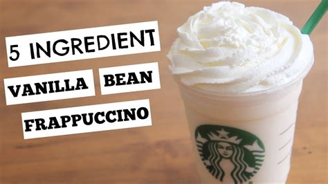 Homemade Starbucks Vanilla Frappuccino Recipe Bryont Blog