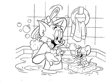 Download Free Printable Tom And Jerry Coloring Pages For Kids