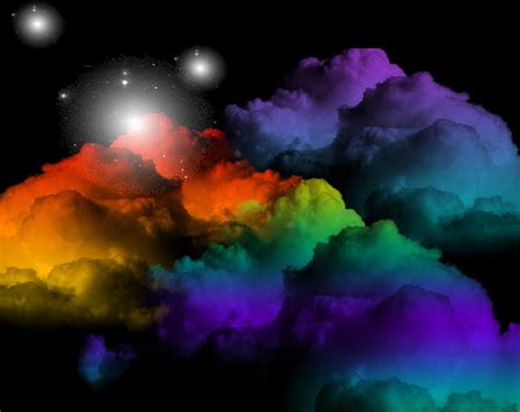 Magical Clouds Skies Stars Rainbows Clouds Hd Wallpaper Peakpx