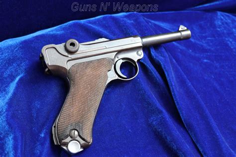 Mauser Ww2 1942 P08 Luger 9mm Pistol For Sale