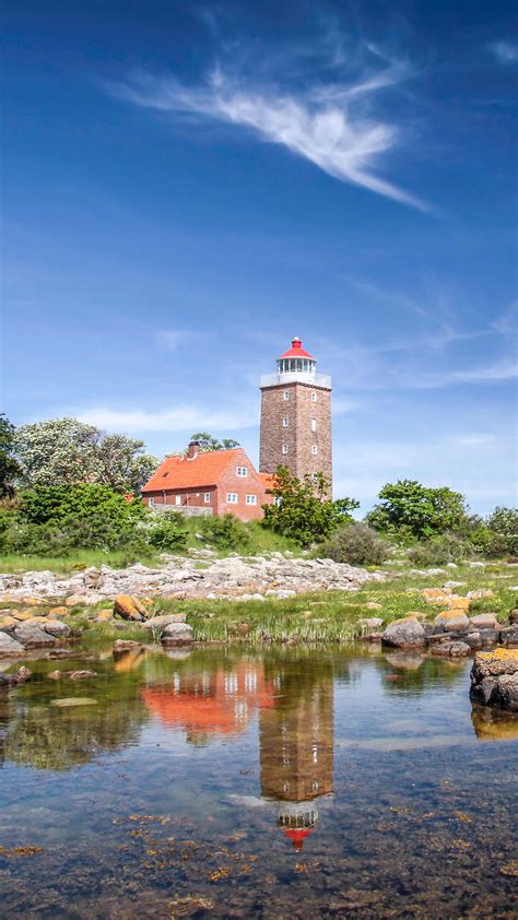 Lighthouse Of Svaneke In Bornholm Denmark Windows 10 Spotlight Images