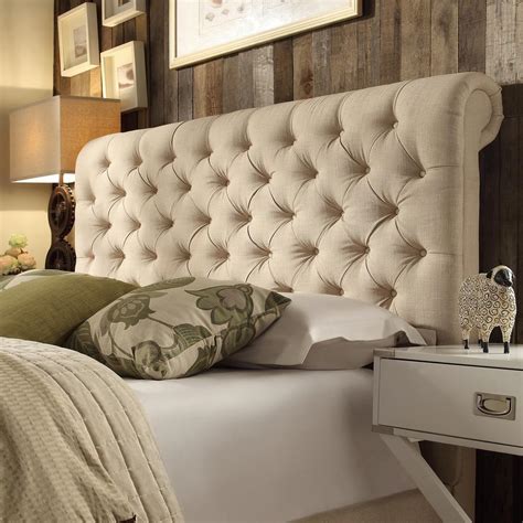 Yes, you can make it a lot better. HomeSullivan Radcliffe Oatmeal King Headboard-40E208BK-1BL ...
