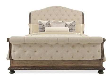72 Traditional Button Tufted Bed In Cream Mathis Brothers Furniture