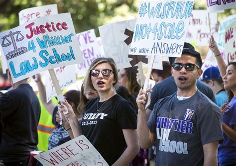 Dozens Of Angry Whittier Law School Students Protest After College