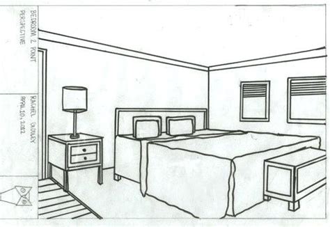 Bedroom Perspective Drawing At Explore Collection