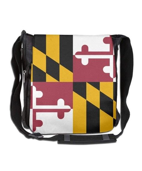 Crossbody Messenger Bag Maryland Of Flags Shoulder Tote Sling Postman