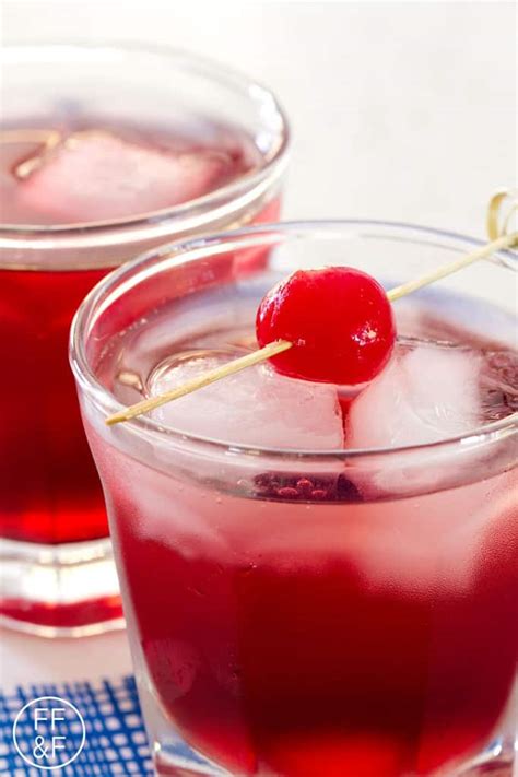 Bottoms Up Pom Cherry Drink Food Fashion And Fun