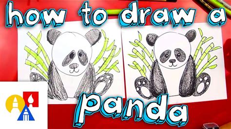 How To Draw A Panda Bear Youtube