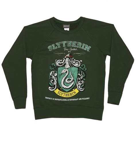 Womens Harry Potter Slytherin Team Quidditch Sweater