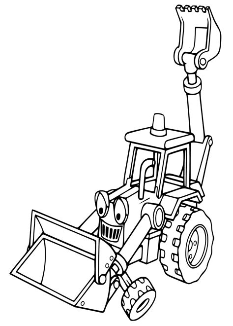 Tractor coloring pages farm and tractor… continue reading → sheilawantland. Digger Coloring Pages - GetColoringPages.com