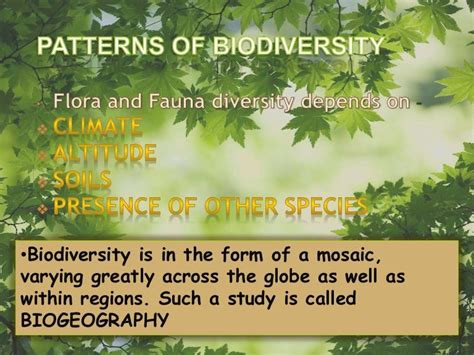 Patterns Of Biodiversityintroduction