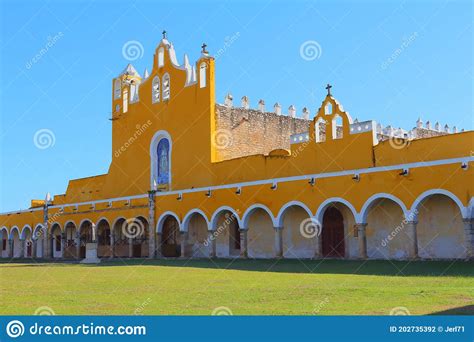 Convent Of Izamal Located East From The City Of Merida At The Yucatan
